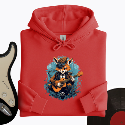 Fox Playing Guitar Hoodie