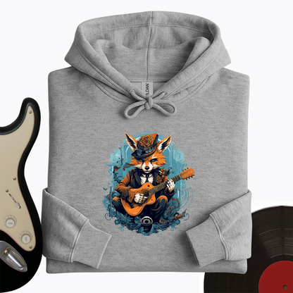 Fox Playing Guitar Hoodie