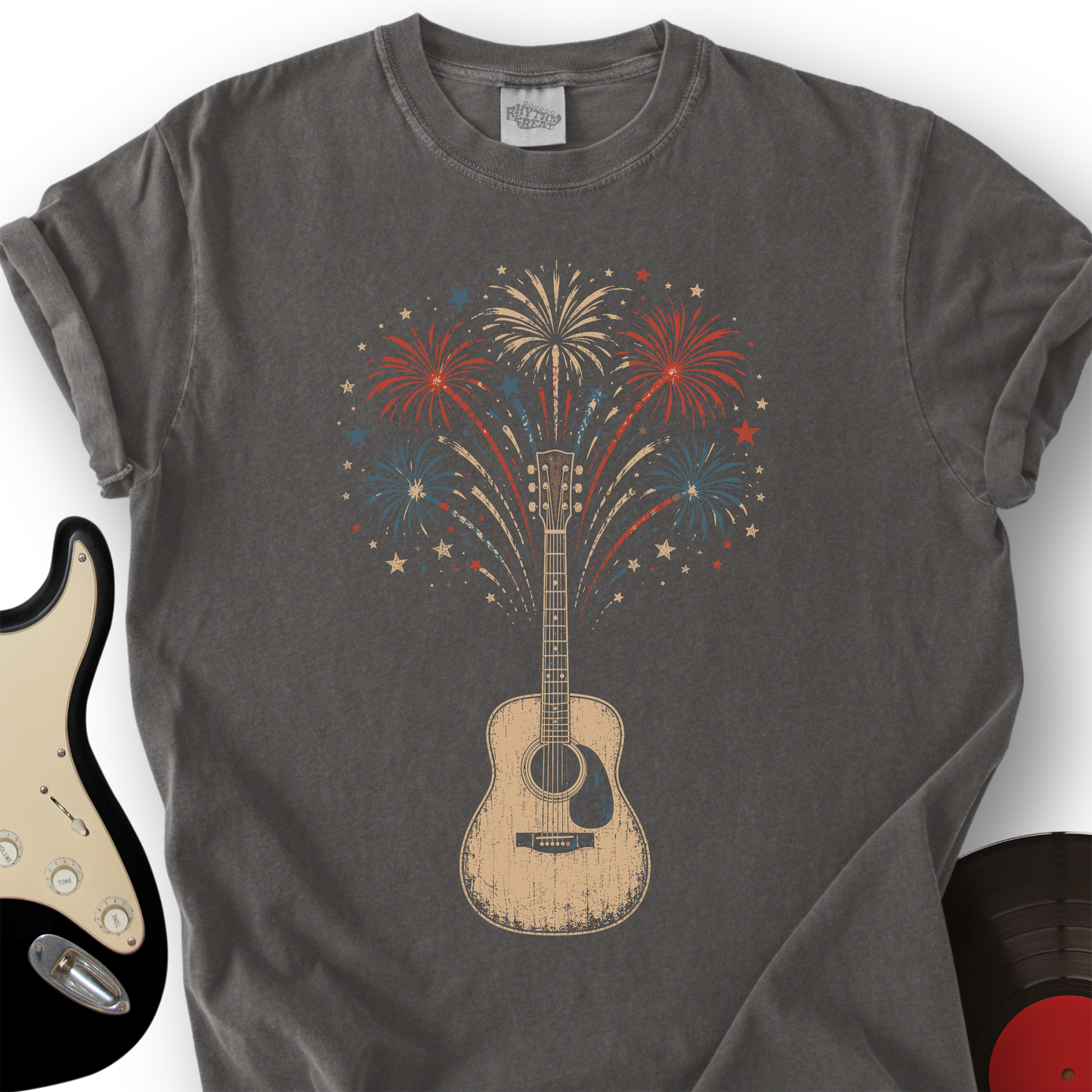 Guitar Fireworks T-Shirt