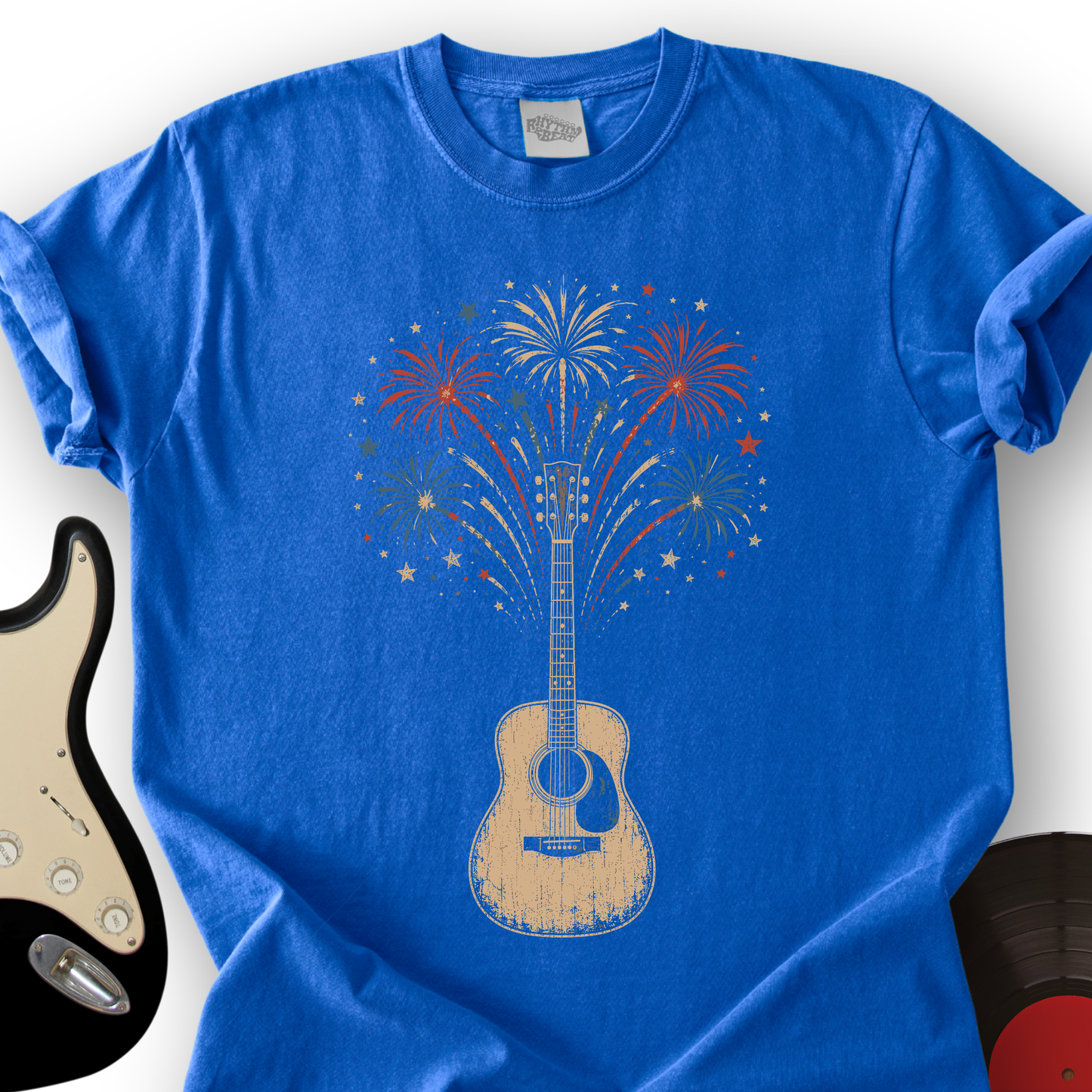 Guitar Fireworks T-Shirt