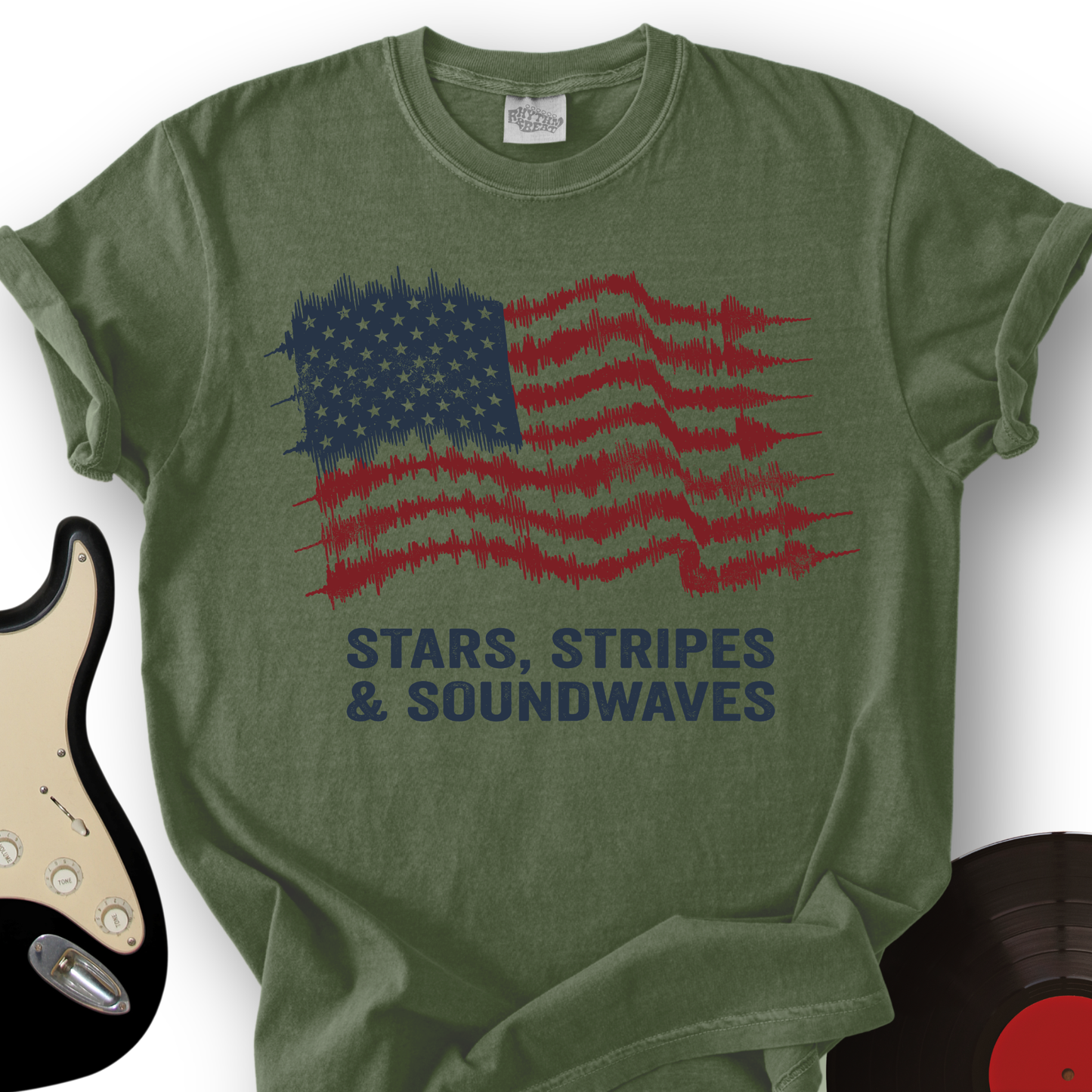Stars, Stripes and Soundwaves T-Shirt