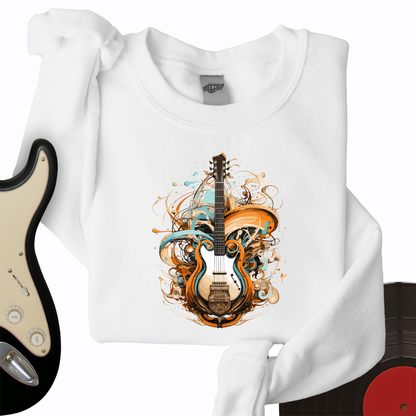 Guitar Steampunk Crewneck
