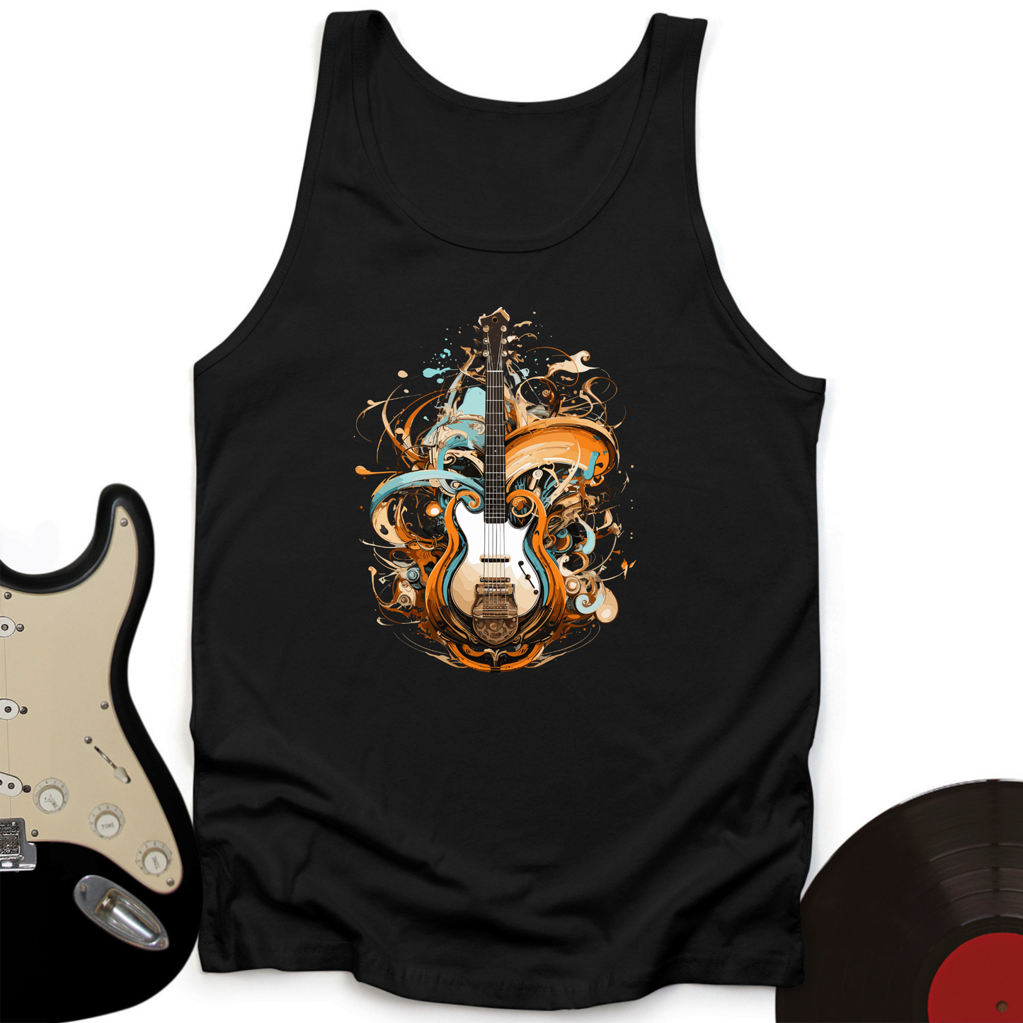 Guitar Steampunk Tank Top