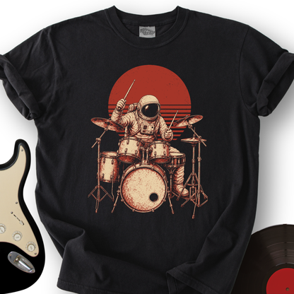 Astronaut Drummer T-Shirt