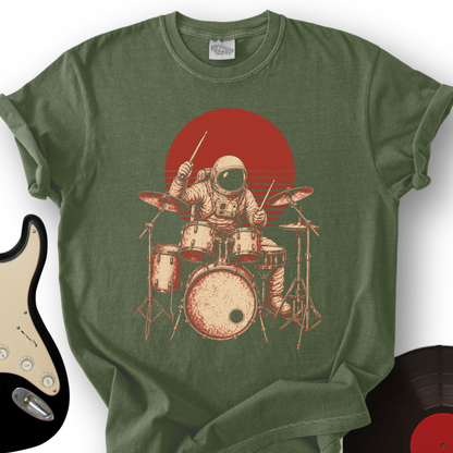 Astronaut Drummer T-Shirt