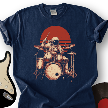Astronaut Drummer T-Shirt