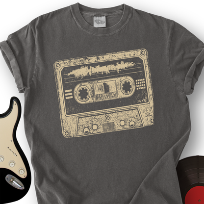 Cassette Grunge Stamp T-Shirt