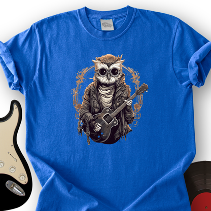 Owl Playing Guitar T-Shirt