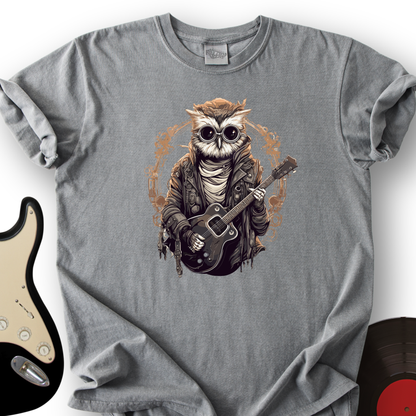 Owl Playing Guitar T-Shirt