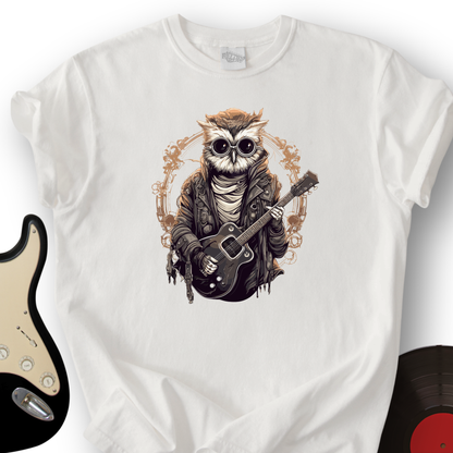 Owl Playing Guitar T-Shirt