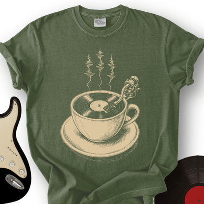 Coffee Cup Record T-Shirt
