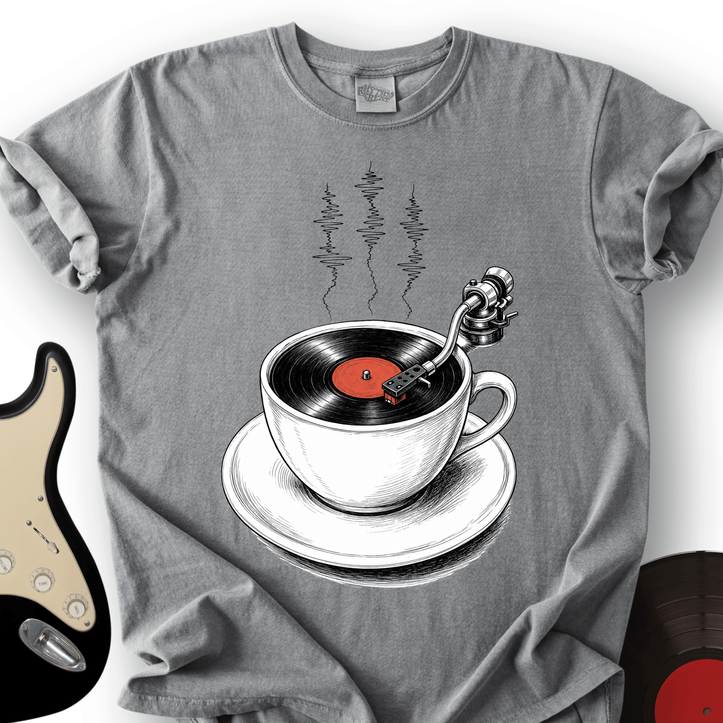 Coffee Cup Record T-Shirt