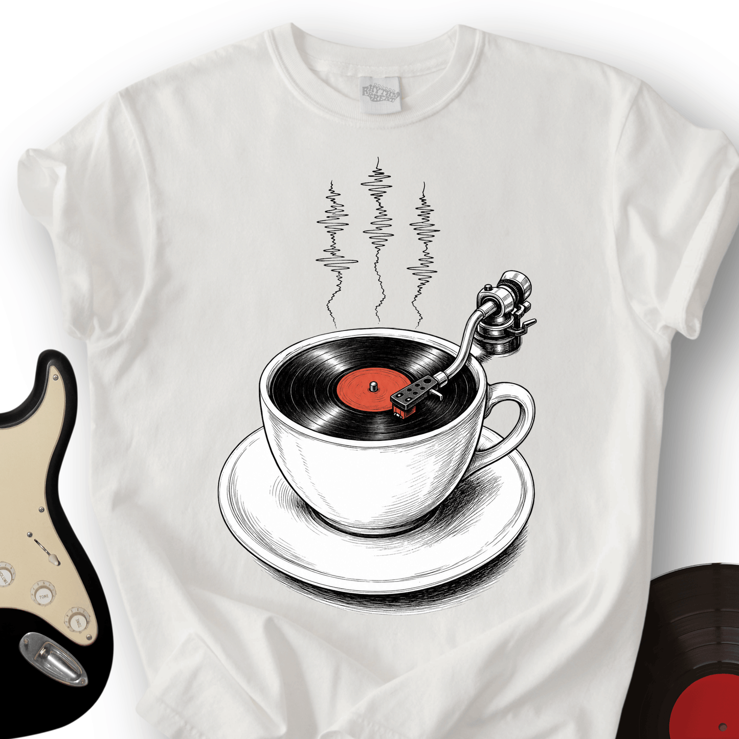 Coffee Cup Record T-Shirt