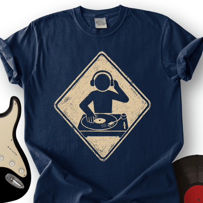 DJ Crossing Sign T-Shirt