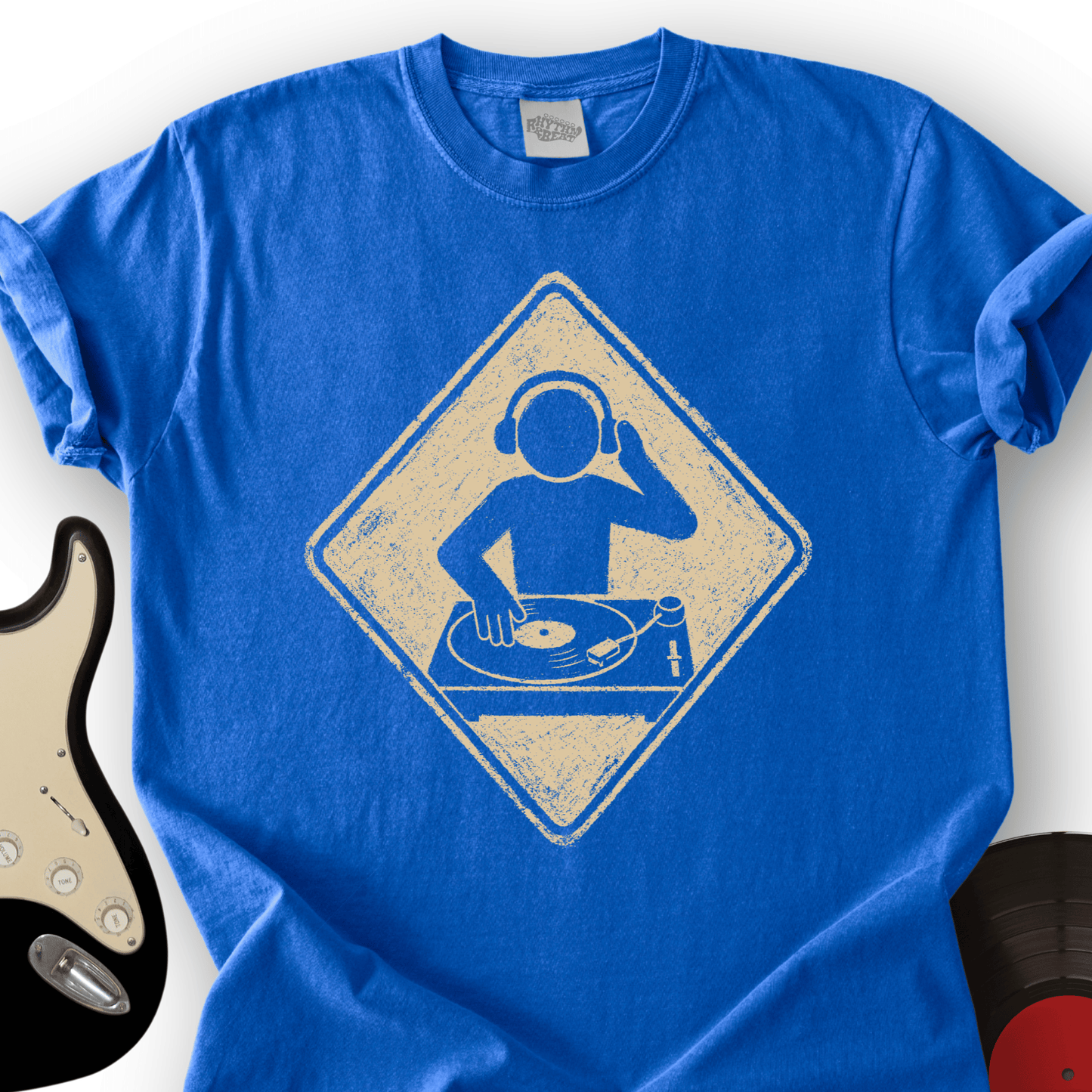 DJ Crossing Sign T-Shirt