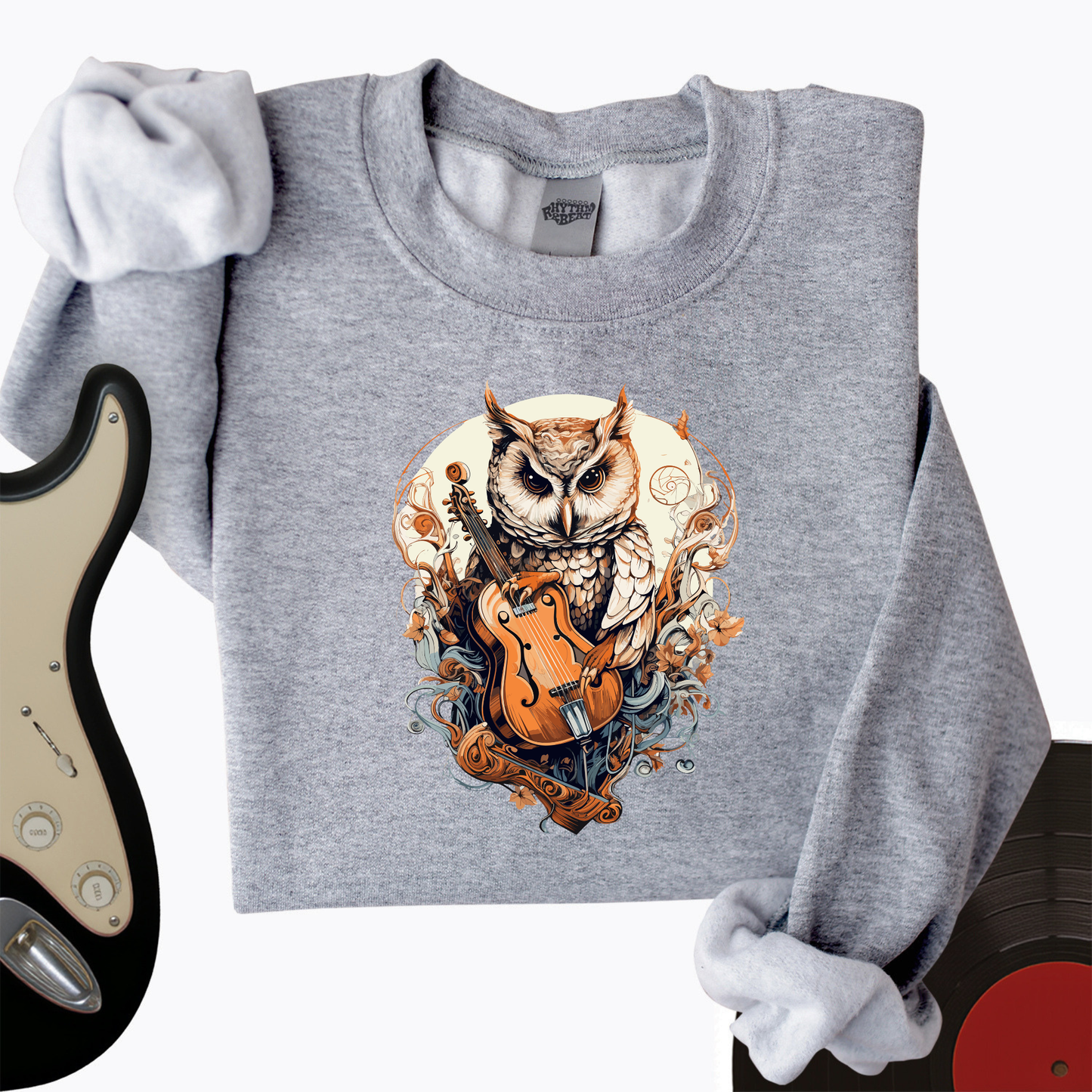 Owl Violin Crewneck