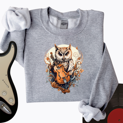 Owl Violin Crewneck