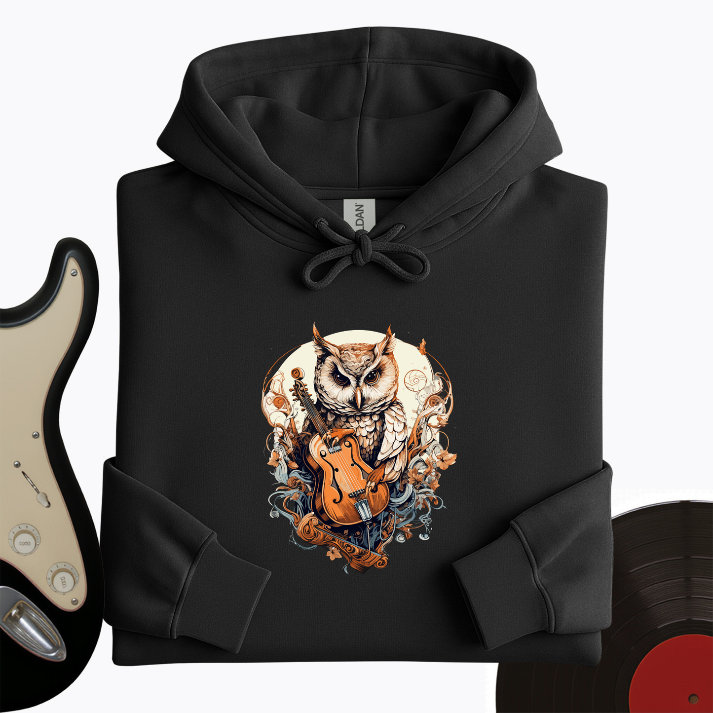Owl Violin Hoodie