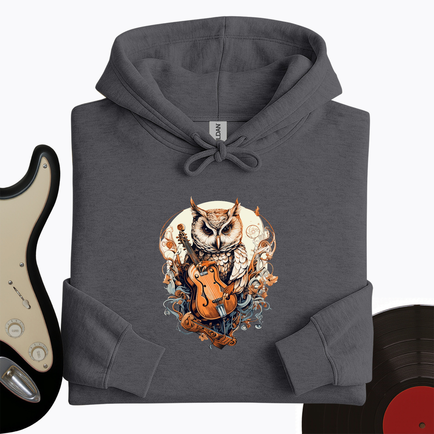 Owl Violin Hoodie