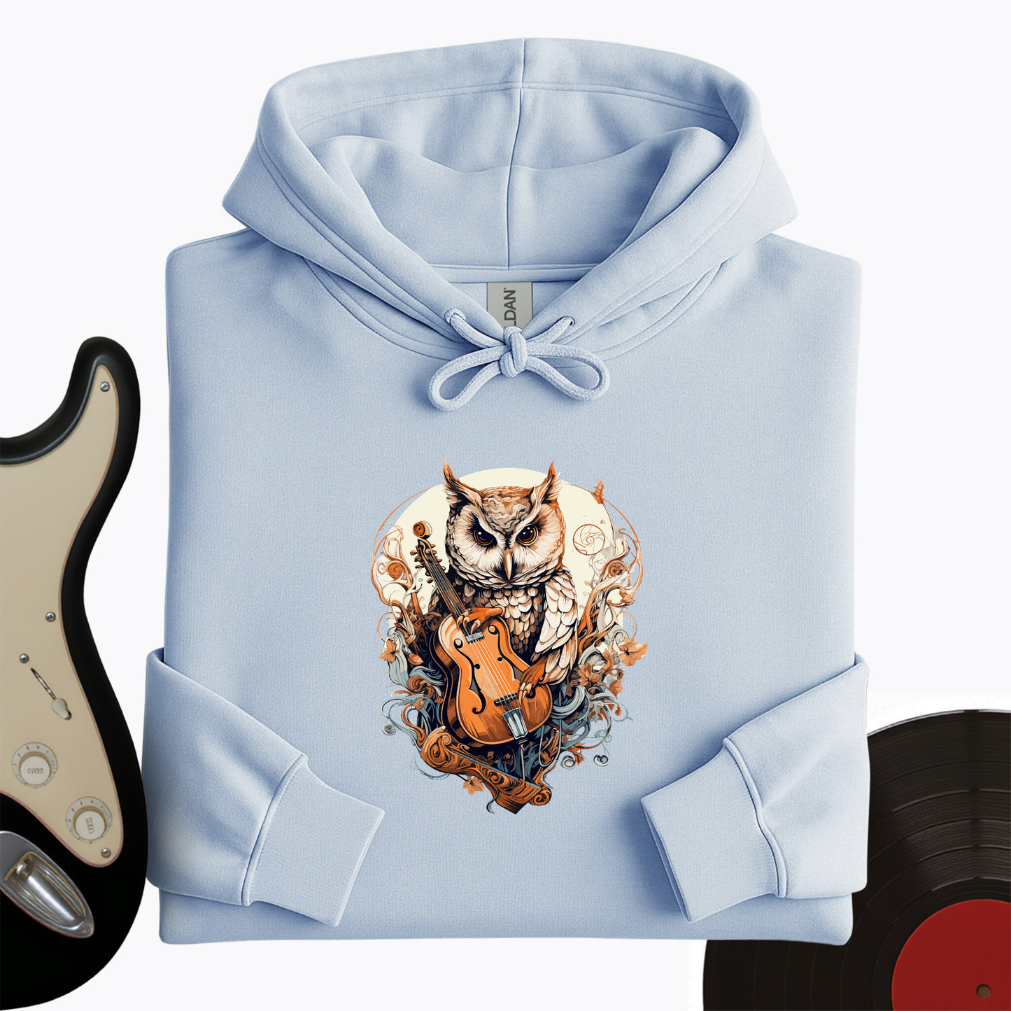 Owl Violin Hoodie