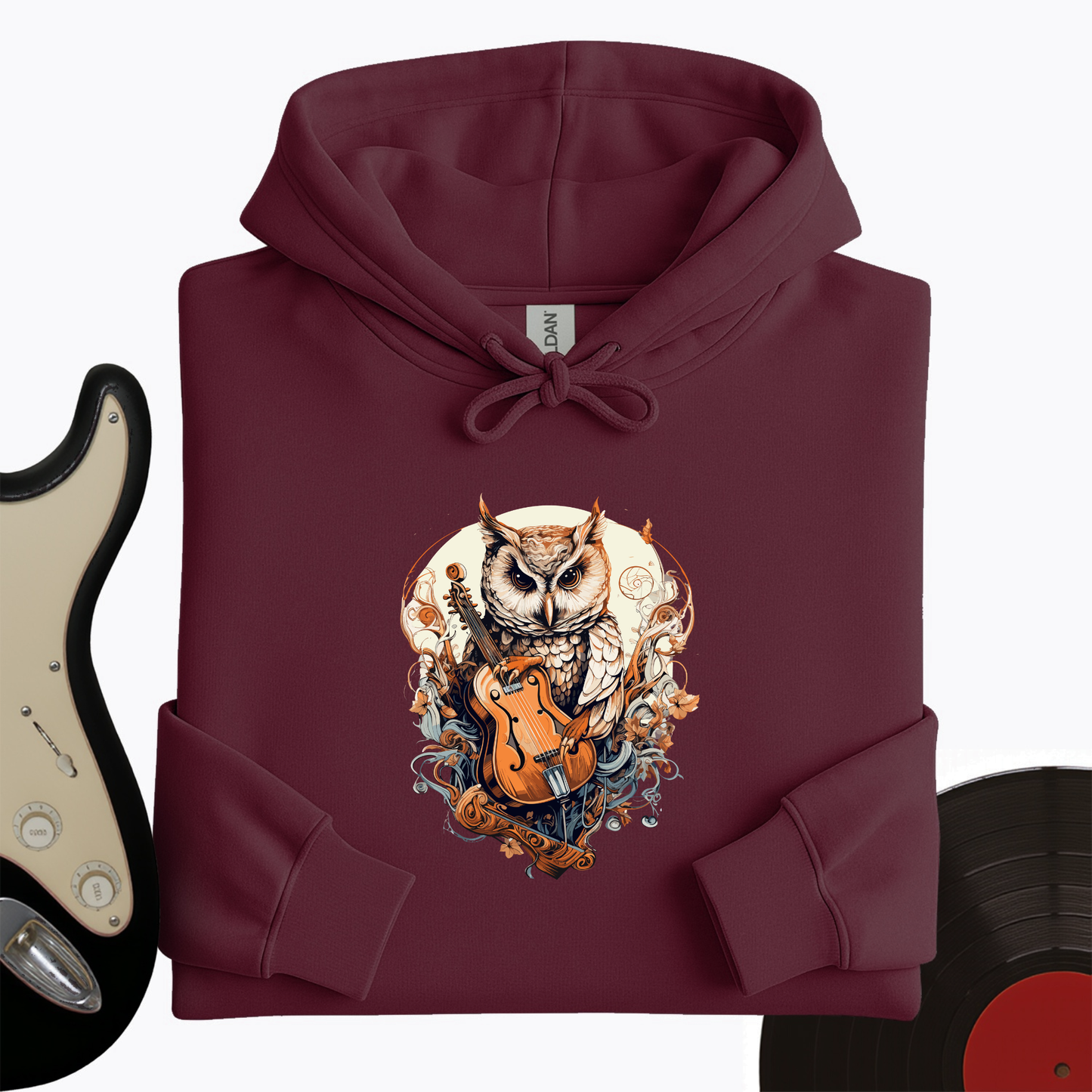 Owl Violin Hoodie