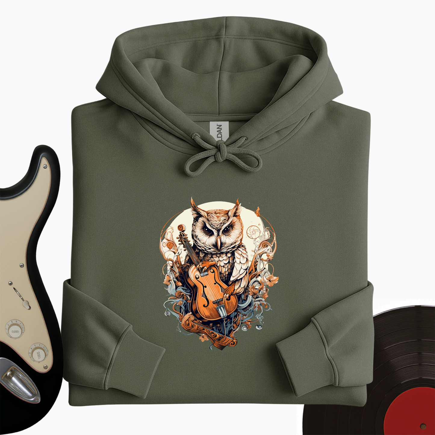 Owl Violin Hoodie
