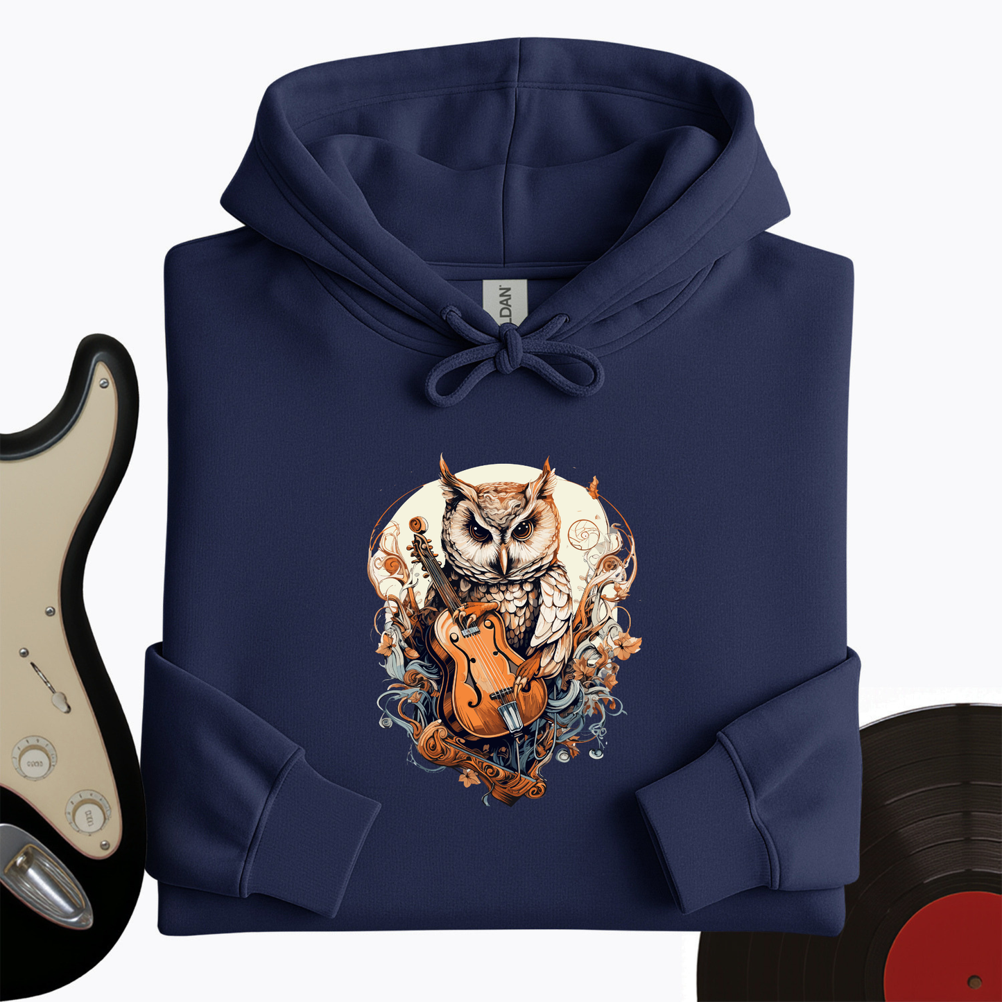 Owl Violin Hoodie