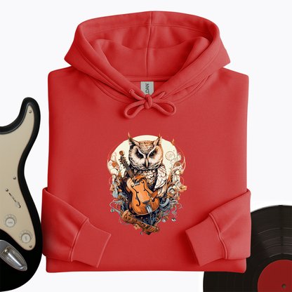 Owl Violin Hoodie