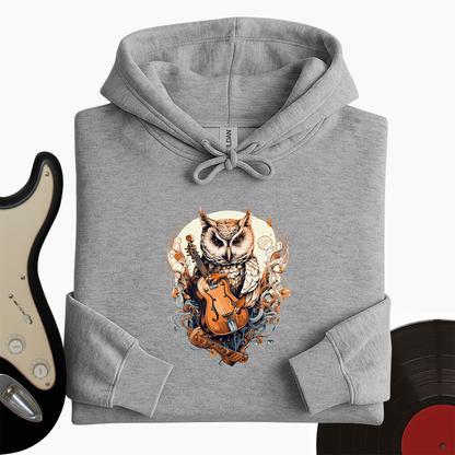 Owl Violin Hoodie