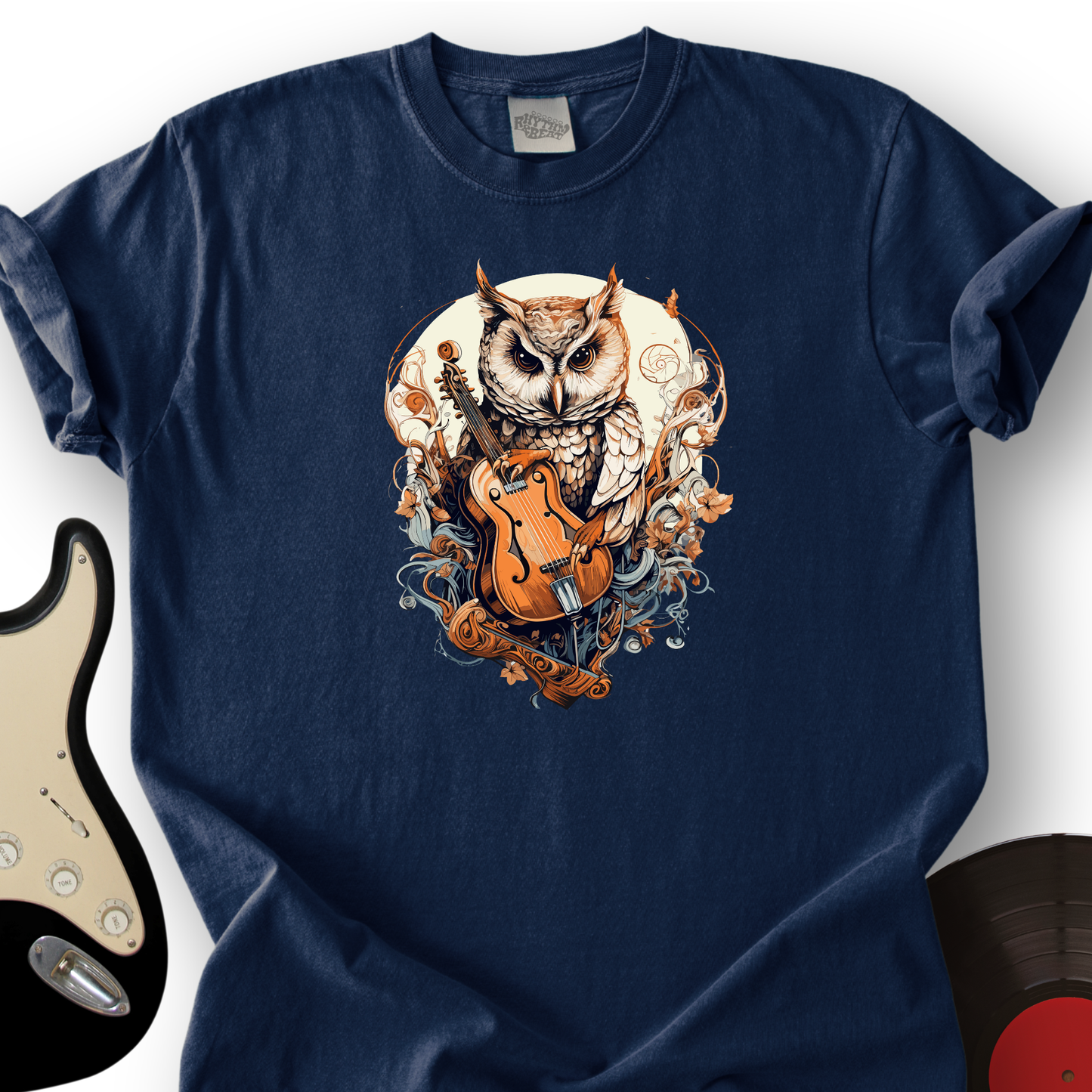 Owl Violin T-Shirt