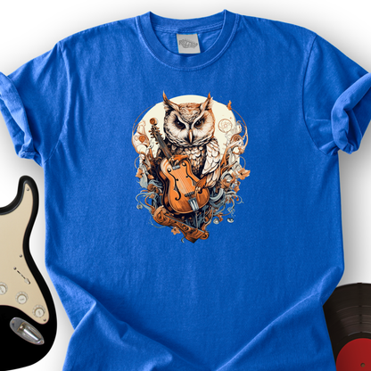 Owl Violin T-Shirt