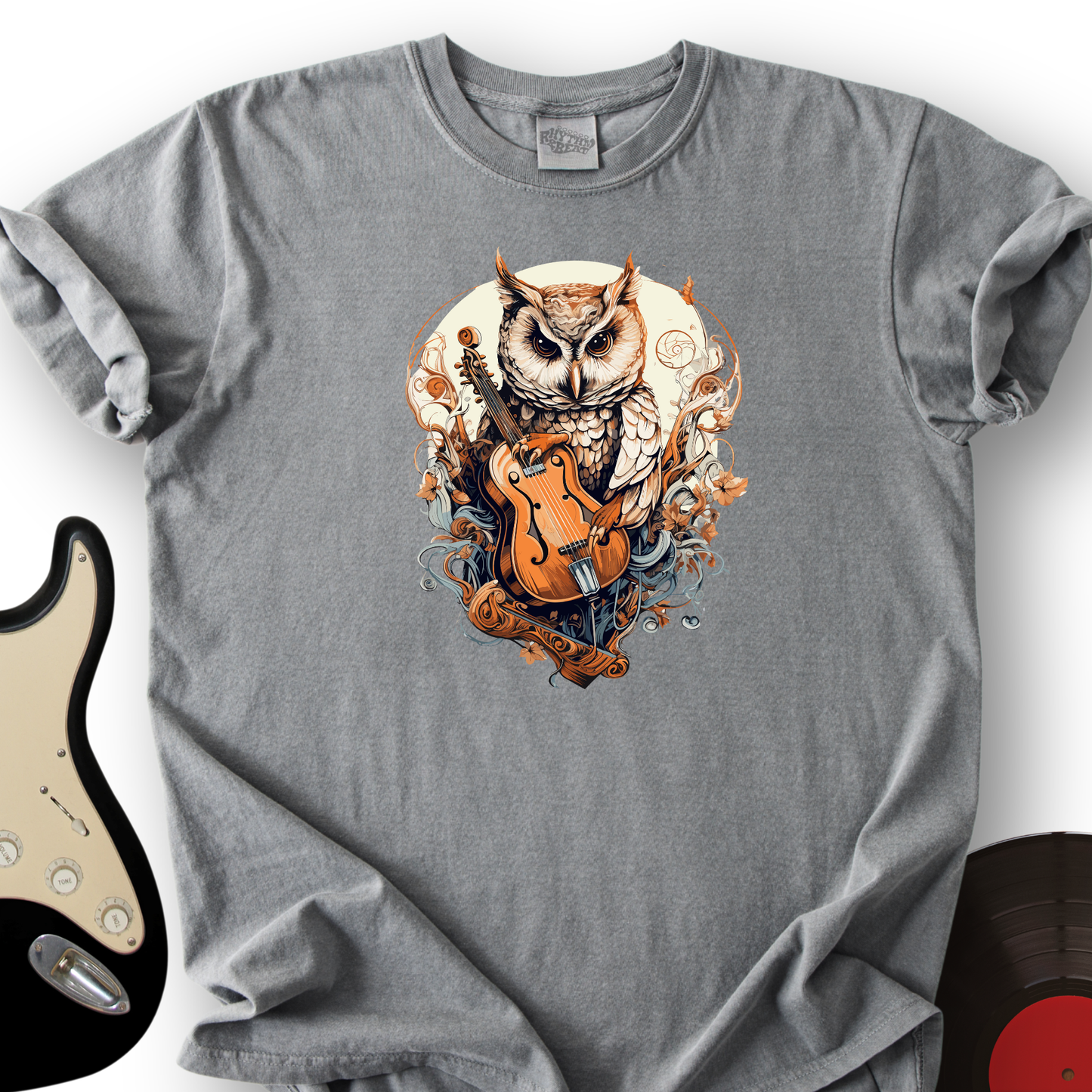 Owl Violin T-Shirt