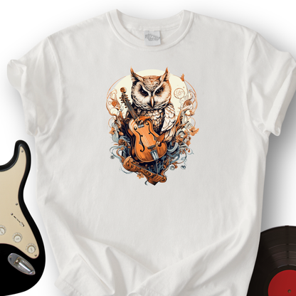 Owl Violin T-Shirt