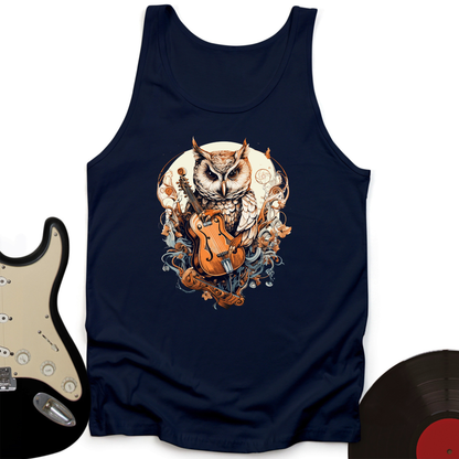 Owl Violin Tank Top