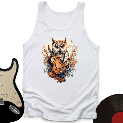 Owl Violin Tank Top