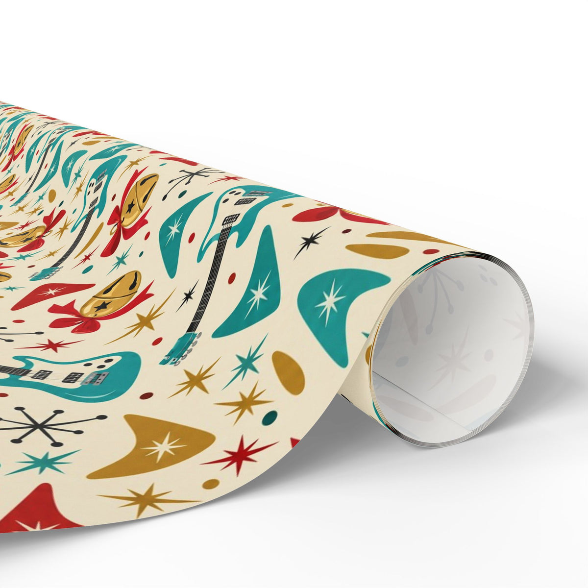 Jingle Bell Rock Retro Wrapping Paper