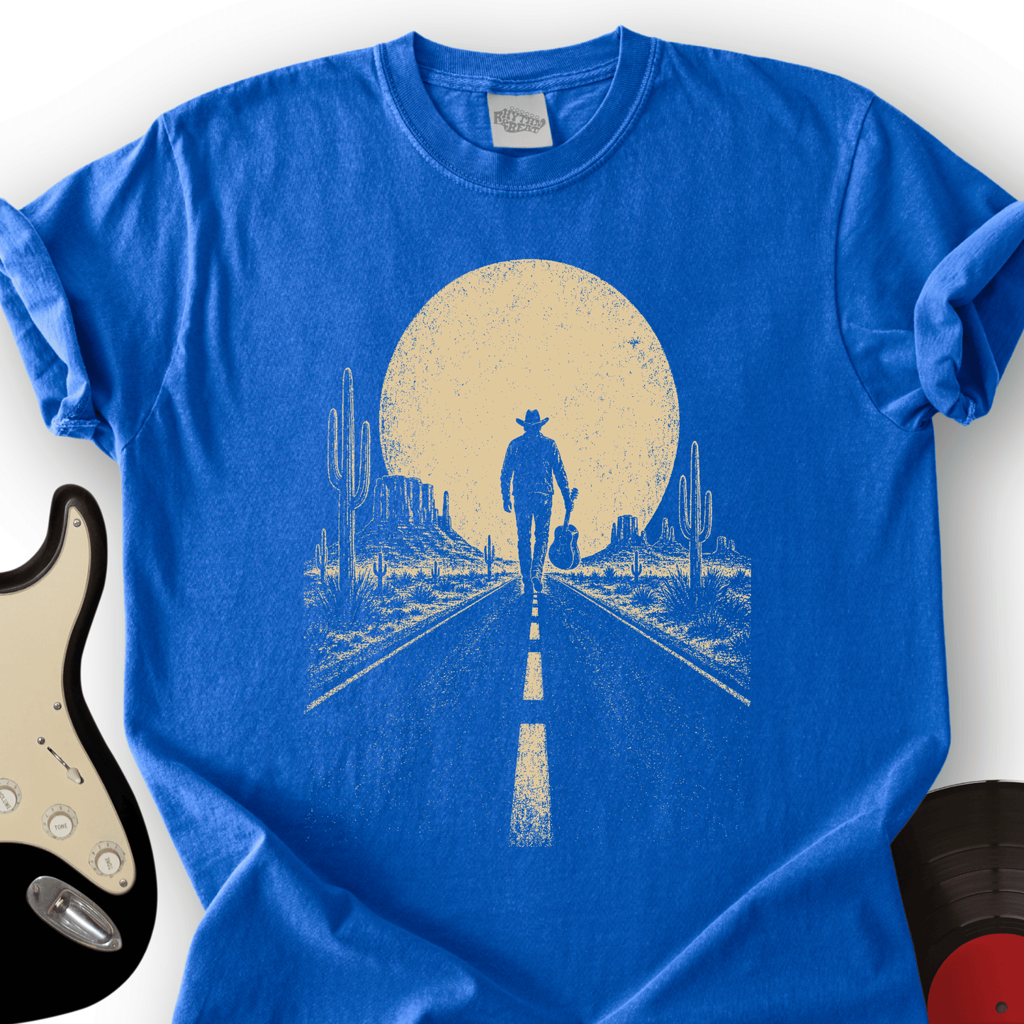 Guitar Sunset Road T-Shirt