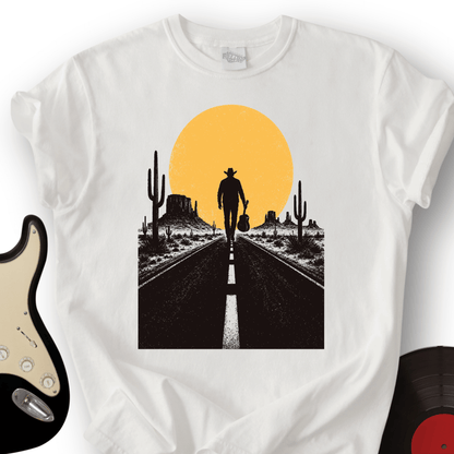 Guitar Sunset Road T-Shirt
