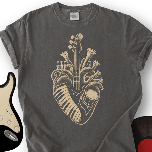 Instrument Heart Flat T-Shirt