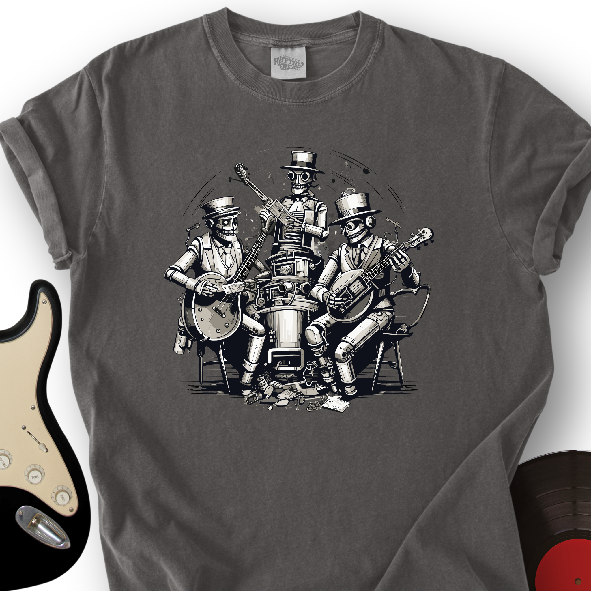 Steampunk Skeleton Band T-Shirt