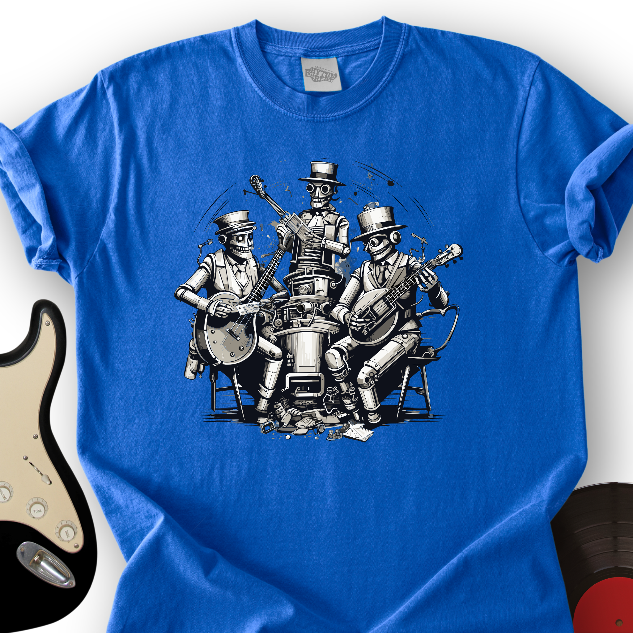 Steampunk Skeleton Band T-Shirt