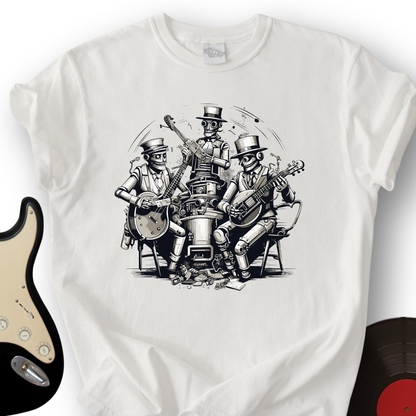 Steampunk Skeleton Band T-Shirt