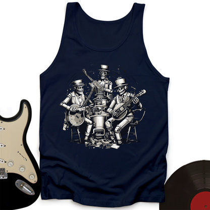 Steampunk Skeleton Band Tank Top