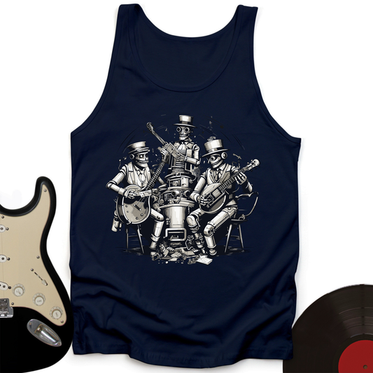 Steampunk Skeleton Band Tank Top