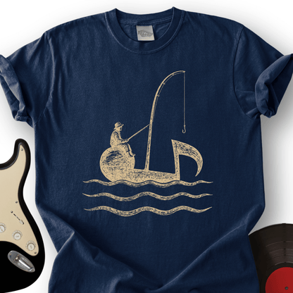 Music Note Fisherman T-Shirt