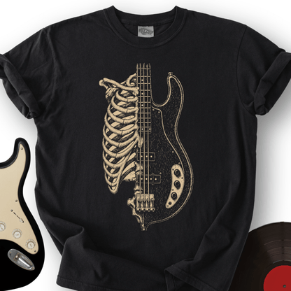 Ribcage Bass Guitar T-Shirt