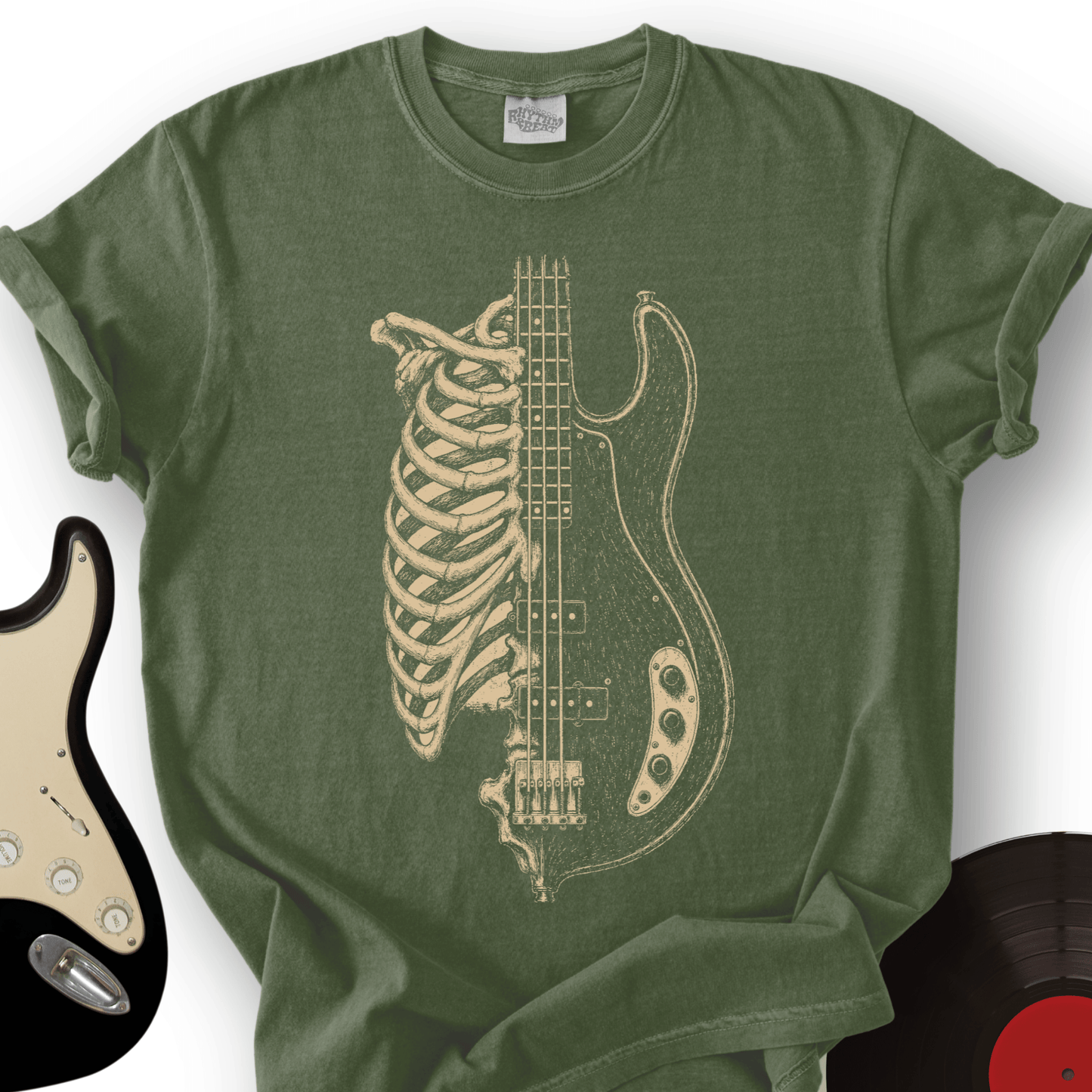 Ribcage Bass Guitar T-Shirt