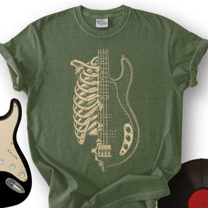 Ribcage Bass Guitar T-Shirt