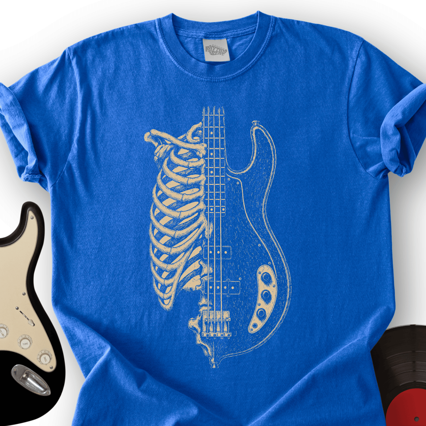 Ribcage Bass Guitar T-Shirt