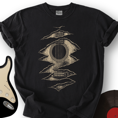 Ripped Guitar T-Shirt